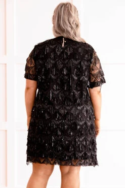 Dazzled Up Dress, Matte Black 11 Dazzled Up Dress, Matte Black -VogueBabe Store 5E1A7678