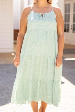 I'll Be Your Fire Dress, Sage -VogueBabe Store 5E1A8483 Edit