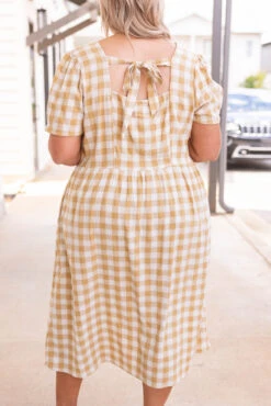 Brunch Vibes Dress, Yellow -VogueBabe Store 5E1A9294