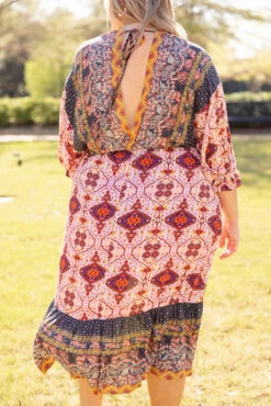 New Beginnings Dress, Berry -VogueBabe Store 5E1A9818 Edit