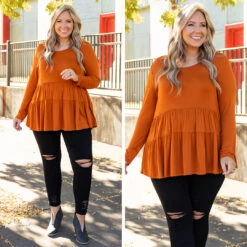 Closer To Me Top, Spice -VogueBabe Store 5 0f923002 26e9 4ecb 93f5 fa62a5540d64