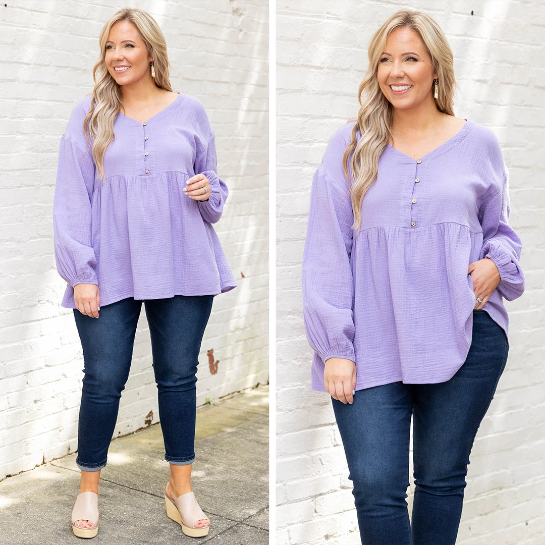 From Me To You Top, Lavender 8 From Me To You Top, Lavender - Image 6