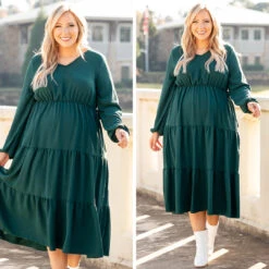 Grass Is Greener Dress, Hunter Green -VogueBabe Store 5 833527ee e9b3 4056 8682 1950dffae9c9