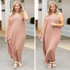 From Day To Night Dress, Rose Taupe -VogueBabe Store 5 925704b2 ed91 4895 913b b00b55d87041