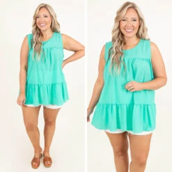 Inviting Grace Top, Mint -VogueBabe Store 5 be721216 0dda 4eb3 ba8f fcf2787e9670