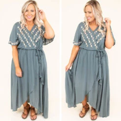 Born To Be Free Dress, Green -VogueBabe Store 6.8 11