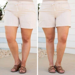 Palm City Shorts, Natural -VogueBabe Store 6 0ec5734e e9af 4edc 895b abbafdba3130