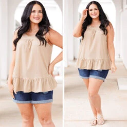 Look For Me In The Sunset Top, Taupe -VogueBabe Store 6 0f141a37 fed3 426f afa9 697f88f76bdd