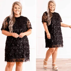 Dazzled Up Dress, Matte Black 12 Dazzled Up Dress, Matte Black -VogueBabe Store 6 34409da2 a41b 4027 a4ce 3be2e4caf1ba