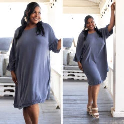 Everyday Magic Dress, Denim Blue -VogueBabe Store 6 6cb4e519 bb78 4b04 bf3c 07921f3b5a54