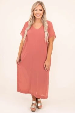 Spread The Shine Dress, Salmon