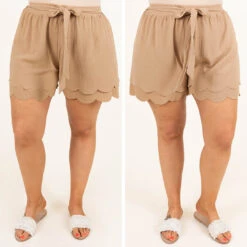 Everything And More Shorts, Taupe -VogueBabe Store 7 1b99f391 856a 4127 8935 4d9f628d0402