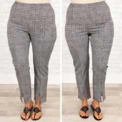 Easy To Miss Me Pants, Black-White -VogueBabe Store 7 2c6d11b1 c990 4b52 9cc6 1e47d7a8fc3e