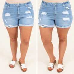 Favorite Remix Shorts, Light Blue -VogueBabe Store 7 67f53c36 fc77 4262 b460 18cdee5c82a4