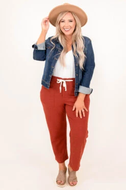 Desert Views Pants, Brick -VogueBabe Store 8 10 13601 1 1