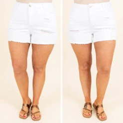 Good Times And Tan Lines Shorts, White -VogueBabe Store 8 2d4ae96d e028 4e7d a381 fb06482b03cc