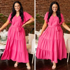 Forever In My Heart Dress, Pink -VogueBabe Store 8 c3e4b0e7 1fb3 4bb0 8c0c 6c3783571440