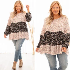 Happy Together Top, Ivory-Black -VogueBabe Store 8 e724c7c5 7b15 4d62 9319 9a8a288e5e7f