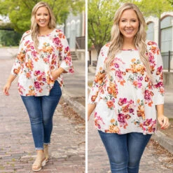 Mesmerized Beauty Top, Ivory -VogueBabe Store 8 f1d548e4 3561 4e42 8a51 9417003f05b4