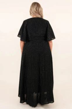 Never Too Late Maxi Dress, Black -VogueBabe Store 9 30 17094