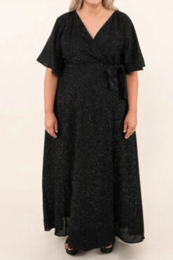 Never Too Late Maxi Dress, Black -VogueBabe Store 9 30 17095