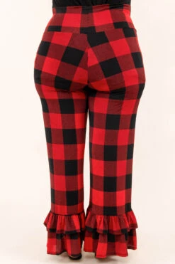 The Big Flare Pants, Black-Red -VogueBabe Store 9 9 15128 Edit