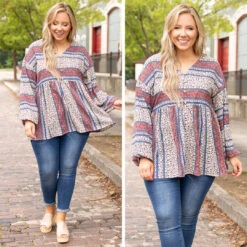 Perfect Attitude Top, Mauve Floral -VogueBabe Store 9 3387510f af34 4b0d a909 3965b2aab103