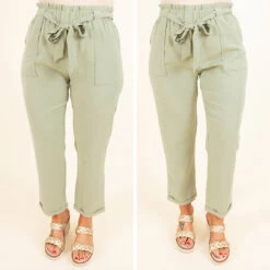 Nice For Once Pants, Sage 15 Nice For Once Pants, Sage -VogueBabe Store 9 463ab560 2742 4a5a bdf9 0ad625fe2a5e