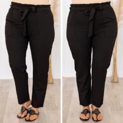 Nice For Once Pants, Black -VogueBabe Store 9 da85e3a0 1e9c 41d8 937b 3f12d50ff3d1