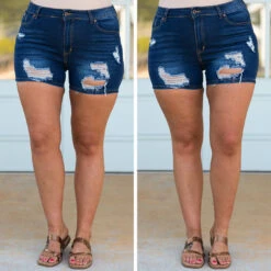 Not Falling Asleep Shorts, Dark Navy -VogueBabe Store 9 eb272fb3 d042 46fe 8c10 d7c0f997635c