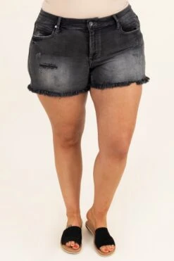 A Natural Shorts, Gray -VogueBabe Store ANaturalShorts Gray 9388