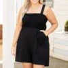 Adventures Ahead Romper, Black -VogueBabe Store AdventuresAheadRomper Black 8530