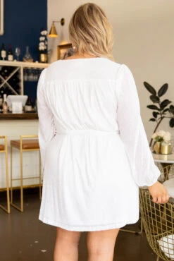 All Class Dress, White -VogueBabe Store AllClassDress White 2093