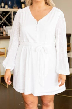 All Class Dress, White -VogueBabe Store AllClassDress White 2094