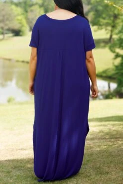 All Summer Long Maxi Dress, Bright Blue -VogueBabe Store AllSummerLongMaxiDress BrightBlue 1