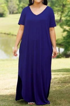 All Summer Long Maxi Dress, Bright Blue -VogueBabe Store AllSummerLongMaxiDress BrightBlue 2