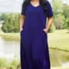 All Summer Long Maxi Dress, Bright Blue -VogueBabe Store AllSummerLongMaxiDress BrightBlue 3