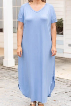 All Summer Long Maxi Dress, Spring Blue 11 All Summer Long Maxi Dress, Spring Blue -VogueBabe Store AllSummerLongMaxiDress SpringBlue 9339