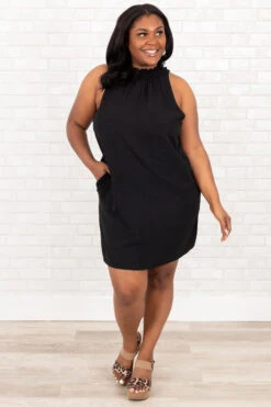 Always Classy Dress, Black 10 Always Classy Dress, Black -VogueBabe Store AlwaysClassyDress Black