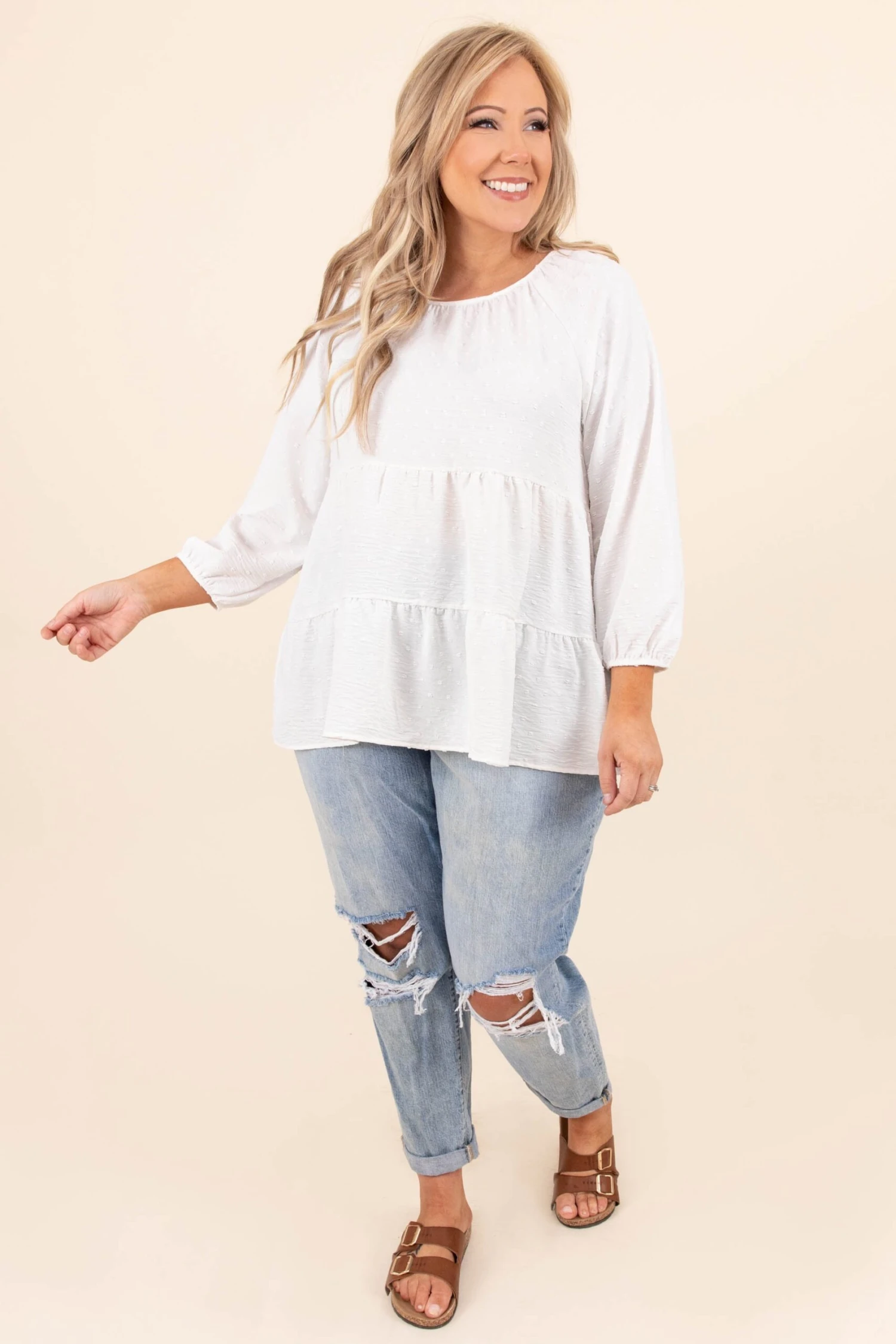 Angel Of Mine Top, Ivory 5 Angel Of Mine Top, Ivory - Image 3