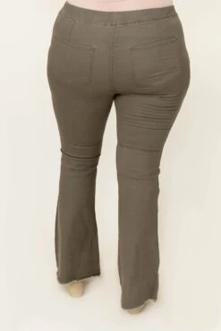 Another Moment Pants, Olivine -VogueBabe Store AnotherMomentPants Olivine