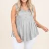 Be Specific Top, Heather Gray -VogueBabe Store BeSpecificTop HeatherGray 9584