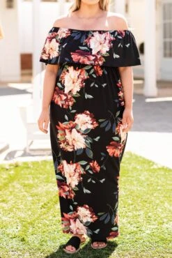 Beautiful Belle Dress, Black -VogueBabe Store BeautifulBelleDress Black 8863