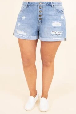 Best Ever Shorts, Light Wash -VogueBabe Store BestEverShorts LightWash 2