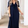Blackbird Singing Dress, Navy -VogueBabe Store BlackbirdSingingDress Navy 0811