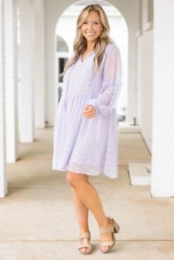 Blessed With The Best Dress, Lavender -VogueBabe Store BlessedWithTheBestDress Lavender 7037