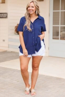 Bring All The Flowers Shorts, White -VogueBabe Store BringAllTheFlowersShorts White 2 2