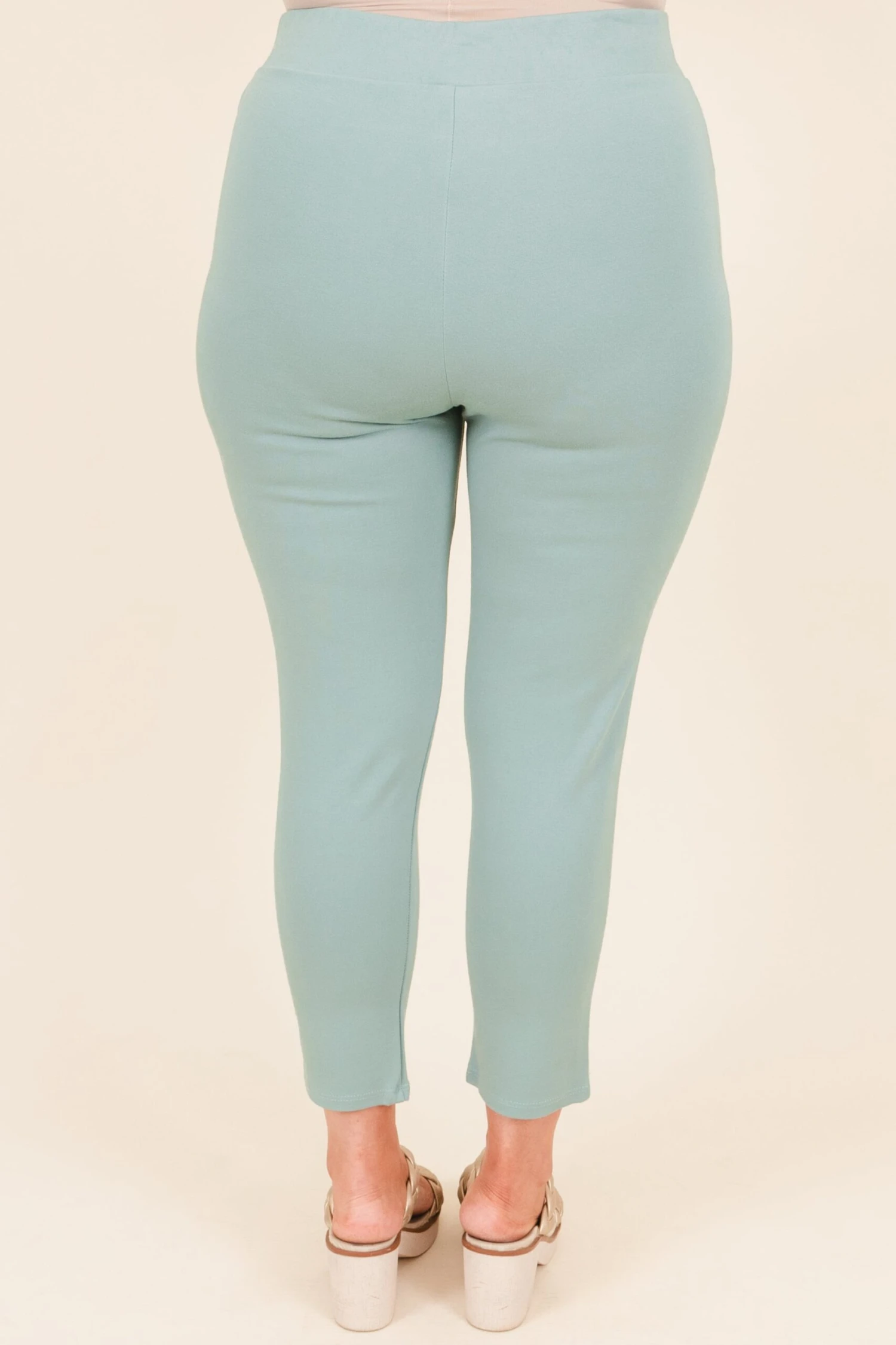 Business Lady Pants, Aloe 7 Business Lady Pants, Aloe - Image 5