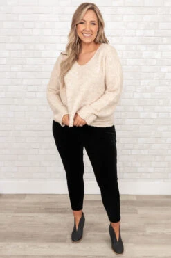 Business Lady Pants, Black Velvet -VogueBabe Store BusinessLadyPants BlackVelvet 4