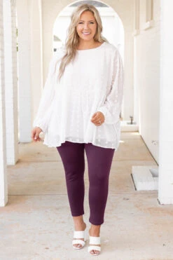 Business Lady Pants, Plum -VogueBabe Store BusinessLadyPants Plum 9641